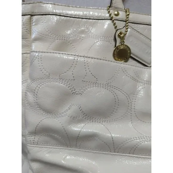 Coach‎ Diaper Bag/Tote Off-white No K1221-F19256 - Picture 7 of 12